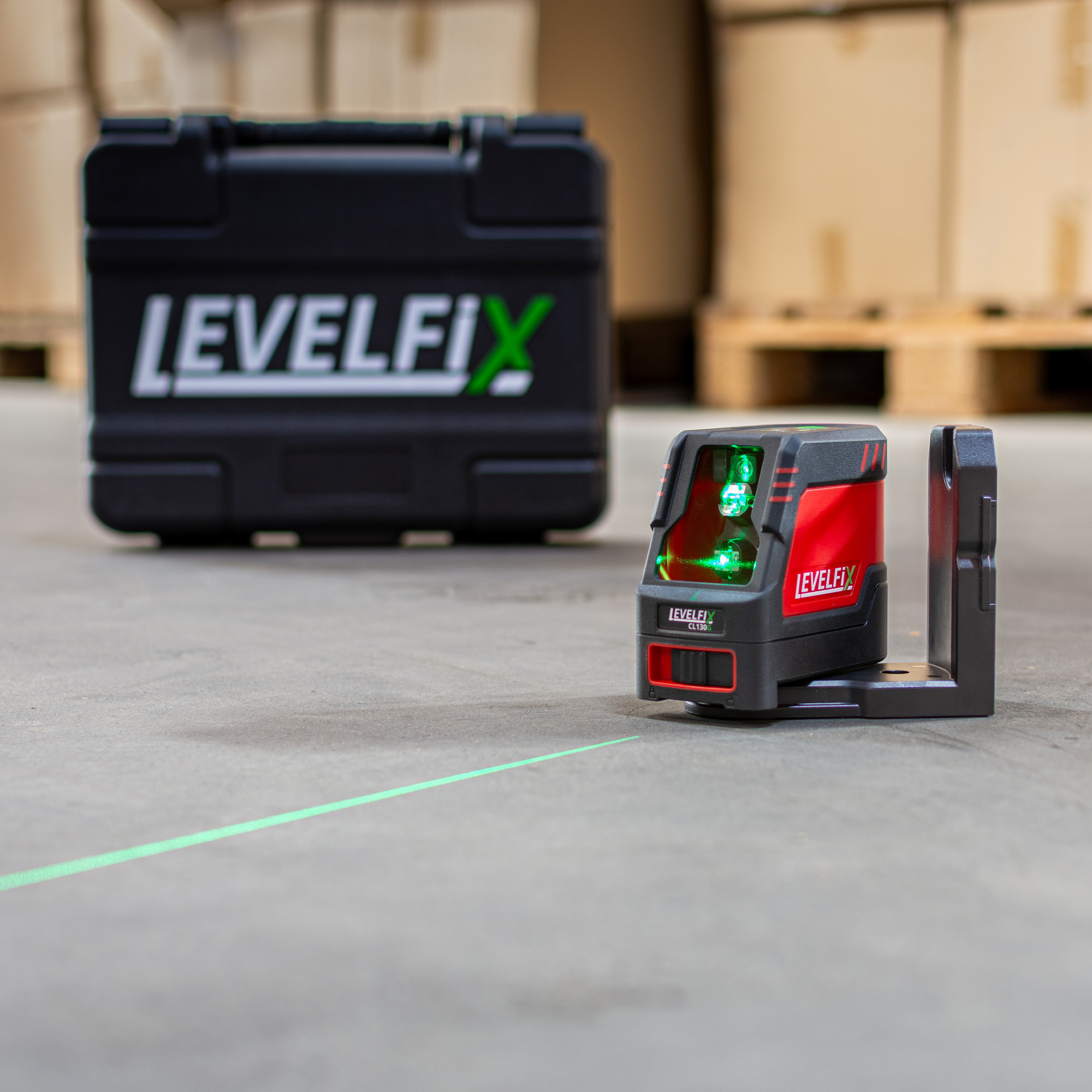 LEVELFIX CL130G – Kruislijnlaser groen LEVELFIX CL130G – Kruislijnlaser groen